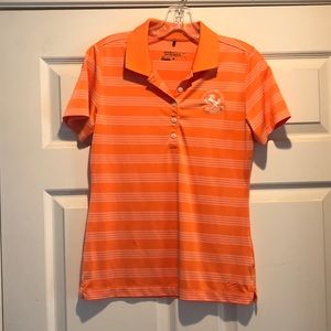 Nike orange golf shirt